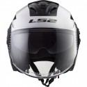 Casco Jet LS2 OF570 Verso Mobile Black-White