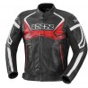 Chaqueta de cuero IXS Hype negro-rojo