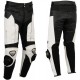Pantalón de cuero Goyamoto GM-154 blanco