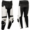 Pantalón de cuero Goyamoto GM-154 blanco