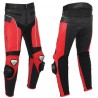 Pantalón de cuero Goyamoto GM-154 rojo