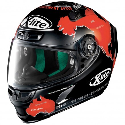 CASCO X-LITE X-803 REPLICA CARLOS CHECA FLAT BLACK