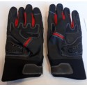 Guantes de verano Compilo CM-32 negro-rojo