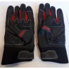 Guantes de verano Compilo CM-32 negro-rojo