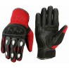 Guantes cortos de verano Compilo CM-31 rojos