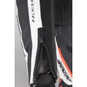 Mono de cuero 2 piezas IXS Kuma Rouven Negro-Blanco-Rojo