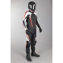Mono de cuero 2 piezas IXS Kuma Rouven Negro-Blanco-Rojo