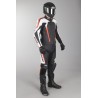 Mono de cuero 2 piezas IXS Kuma Rouven Negro-Blanco-Rojo