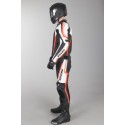 Mono de cuero 2 piezas IXS Kuma Rouven Negro-Blanco-Rojo