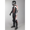 Mono de cuero 2 piezas IXS Kuma Rouven Negro-Blanco-Rojo