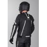 Mono de cuero 2 piezas IXS Kuma Rouven Negro-Blanco