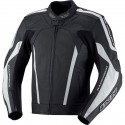 Mono de cuero 2 piezas IXS Kuma Rouven Negro-Blanco