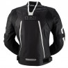 Mono de cuero 2 piezas IXS Kuma Rouven Negro-Blanco