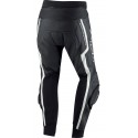 Mono de cuero 2 piezas IXS Kuma Rouven Negro-Blanco