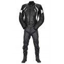 Mono de cuero 2 piezas IXS Canopus Robin 2.0 Negro-Blanco