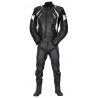 Mono de cuero 2 piezas IXS Canopus Robin 2.0 Negro-Blanco