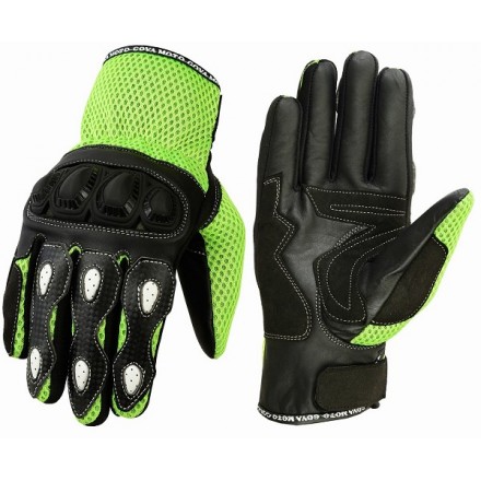 Guantes cortos de verano Compilo CM-31 flúor