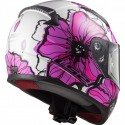 Casco integral LS2 FF353.20 Rapid Poppies White Pink 2