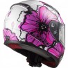 Casco integral LS2 FF353.20 Rapid Poppies White Pink 2