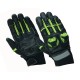 Guantes de verano Compilo CM-32 negro-amarillo flúor