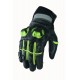 Guantes de verano Compilo CM-32 negro-amarillo flúor