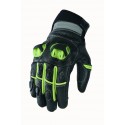Guantes de verano Compilo CM-32 negro-amarillo flúor
