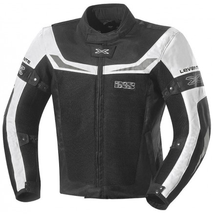 Chaqueta verano IXS Levante negra-blanca