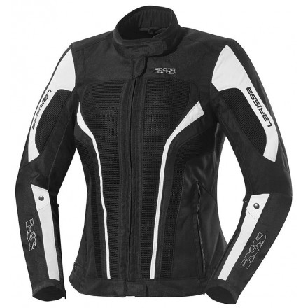 Chaqueta verano mujer IXS Larissa negra-blanca