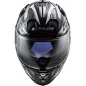 Casco integral LS2 FF327 Challenger GP Black White