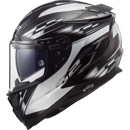 Casco integral LS2 FF327 Challenger GP Black White