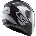 Casco integral LS2 FF397.32 Vector FT2 Wavy Black Titanium White
