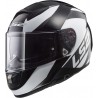 Casco integral LS2 FF397.32 Vector FT2 Wavy Black Titanium White