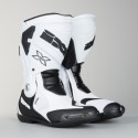 Botas moto racing IXS Estoril blancas-negras