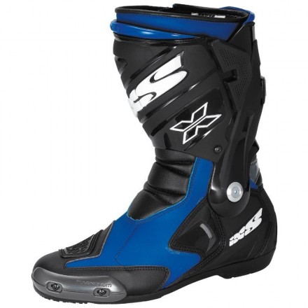 Botas moto racing IXS Estoril negro-azul
