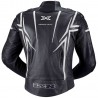 Mono de cuero 2 piezas IXS Sting-Snipe negro-blanco