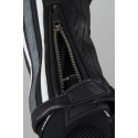 Chaqueta de cuero IXS Edwin negra blanca plata