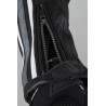 Chaqueta de cuero IXS Edwin negra blanca plata