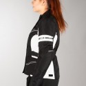 Chaqueta de cordura mujer IXS Evans ST negro-blanco