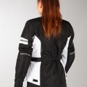 Chaqueta de cordura mujer IXS Evans ST negro-blanco
