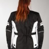Chaqueta de cordura mujer IXS Evans ST negro-blanco