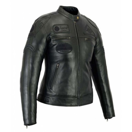 Chaqueta de cuero mujer Bstar BSM-2066 negra