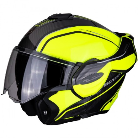 Casco Scorpion Exo-Tech Time-Off Yellow Black