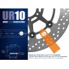 Antirrobo disco Urban UR10 con alarma 10 mm. y 120 db.