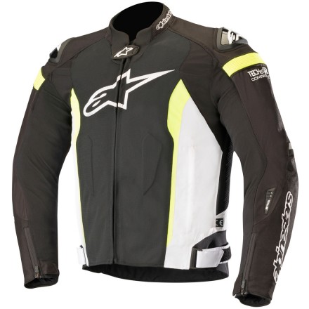 Chaqueta Alpinestars T-Missile Air For Tech-Air Black White Yellow Fluo