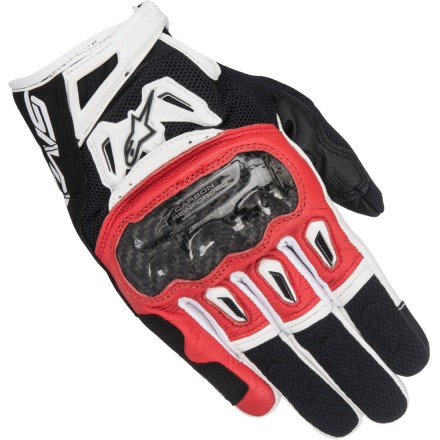 Guantes Alpinestars SMX-2 Air Carbon V2 Black Red White