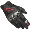 Guantes Alpinestars SMX-1 Air V2 Black Red Fluo
