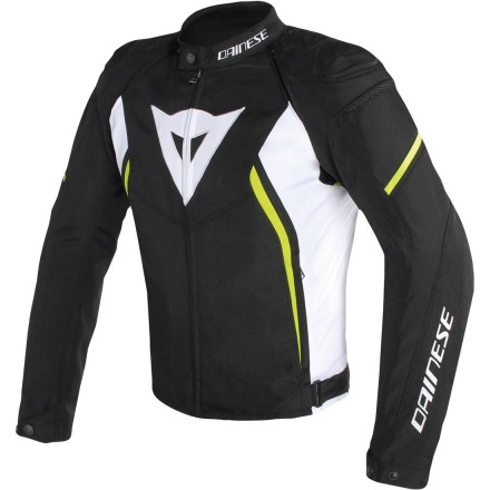 Chaqueta Dainese Avro D2 Tex Black White Yellow Fluo