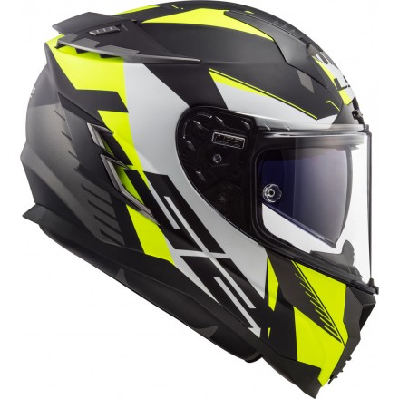 Casco integral LS2 FF327 Challenger Squadron Matt Hi Vis Yellow