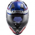 Casco integral LS2 FF327 Challenger Fusion Blue Red
