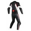 Mono moto 2 piezas Dainese Avro D2 Black-White-Red Fluo
